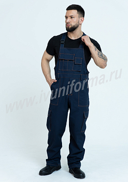 Полукомбинезон рабочий мужской арт. Р-05-150-СРЖ