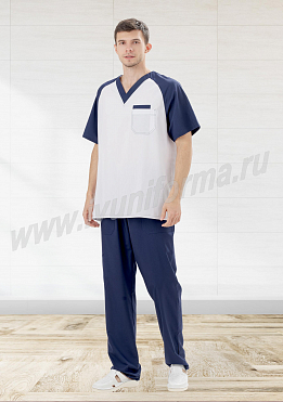 Костюм медицинский мужской арт. М-02-85-ПАН